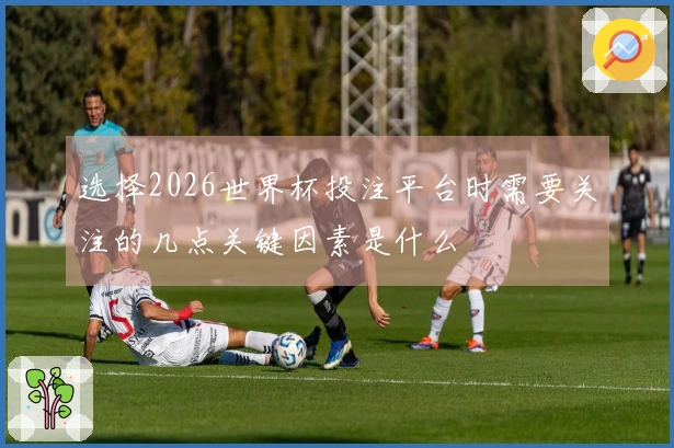 选择2026世界杯投注平台时需要关注的几点关键因素是什么