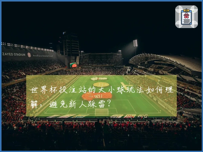 世界杯投注站的大小球玩法如何理解，避免新人踩雷？